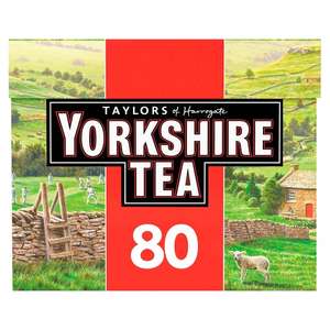 Yorkshire 80 Teabags 250G - £2 (Clubcard Price) @ Tesco