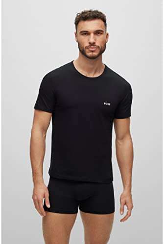 BOSS Mens TShirtRN 3P Classic Three-Pack of Underwear T-Shirts S, L and XL £26.50 @ Amazon