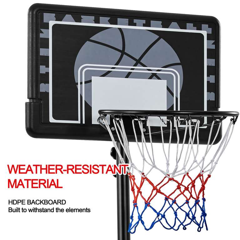 Yaheetech Outdoor Adjustable Basketball Stand - Sold by Yaheetech UK