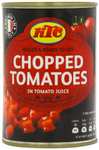 KTC Tomatoes Chopped 400 g (Pack of 12) - £5.40 @ Amazon