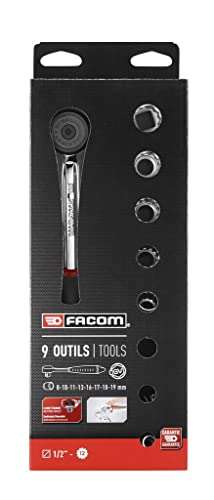 Facom S.4PG 1/2-Inch 9 Tools Socket set