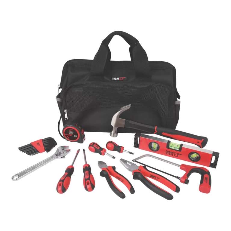 Forge Steel tool kit 22 piece set - Free click & collect