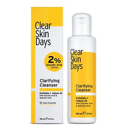 Selected Clear Skin Days Products with vouchers, including Clear Skin Days Clarifying Face Cleanser for £3.75 @ Amazon (Less with S&S)