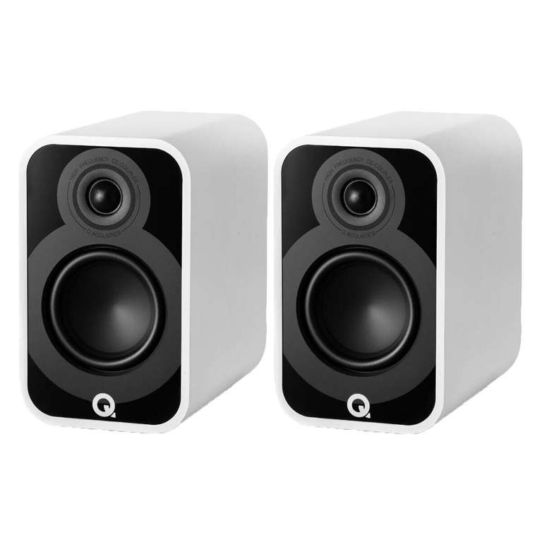 Q Acoustics Q 5000 series eBay Sale ( Q 5040 Floorstanding Speakers £624 + others inside / Satin White / Refurbished ) w/code @ Peter Tyson