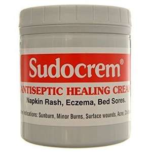 Sudocrem Antiseptic Healing Cream for Nappy Rash, Eczema, Surface Wounds, Sunburn, Minor Burns, Acne, Bed Sores and Chilblains, 400g