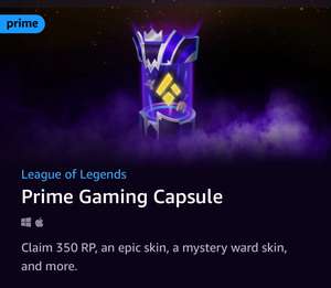 League of Legends Prime Gaming Capsule - Amazon Prime Gaming