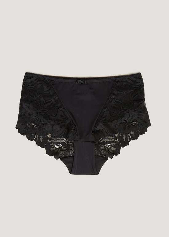 Black Lace Midi Knickers + 99p collection