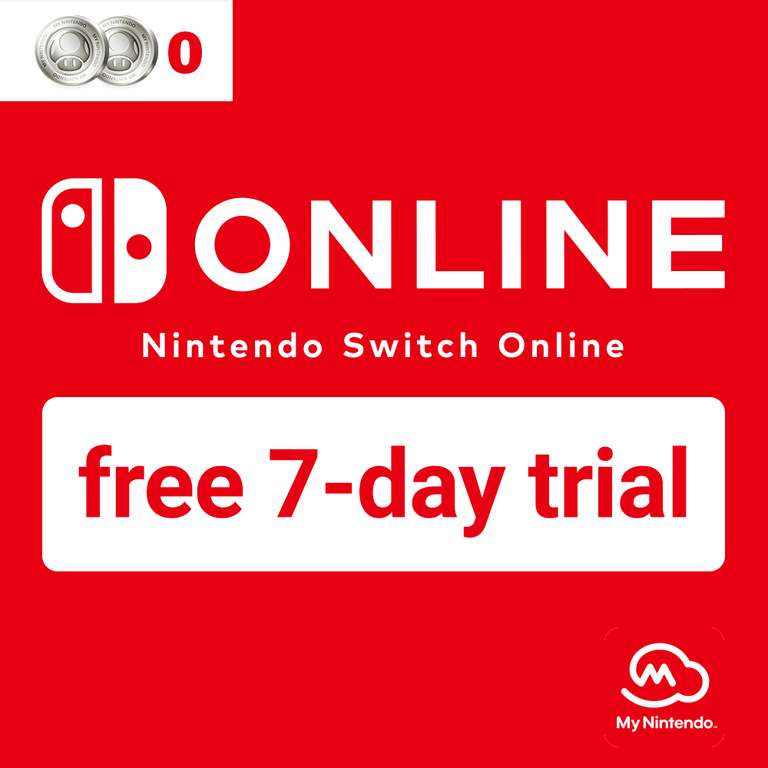 * Extended 27.3.23 for further week. Nintendo Switch Online - Free 7-day trial (Even if used previously) @ My Nintendo Store