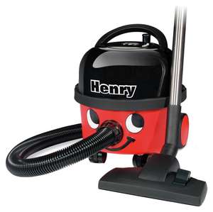 Henry Bagged Corded Cylinder Vacuum Cleaner - Red, free C&C