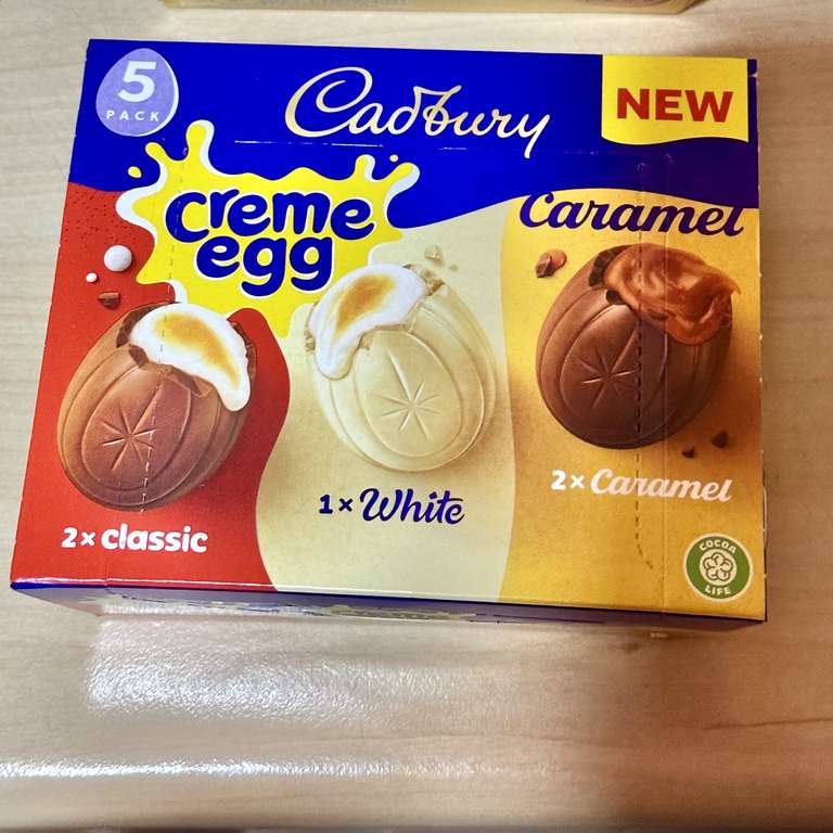 Cadbury 5 Pack Mixed Creme Egg (includes 1 White Egg) £2.99 @ Farmfoods Kilmarnock