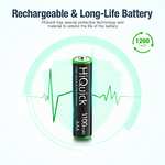 HiQuick 16 x AAA Batteries, Rechargeable 1100mAh Ni-MH Battery High Capacity Performance 1200 Tech 1.2V NiMH - Sold by HiQuick / FBA