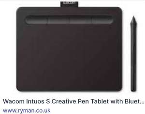 Wacom Intuos S Creative Pen Tablet £45 (+ Free Click & Collect or £3.95 Delivery) @ Ryman