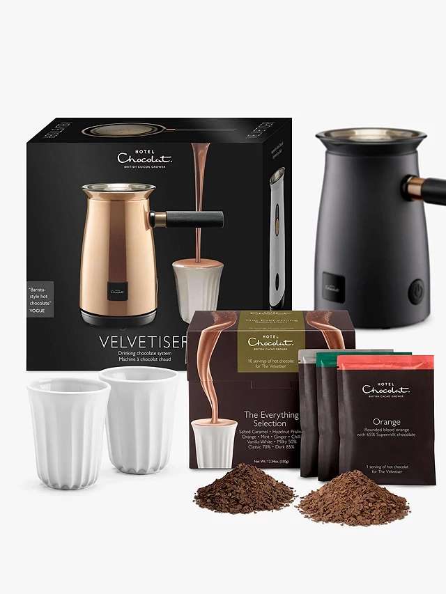 Velvetiser Hot Chocolate Machine Complete Starter Kit, Copper  Hot  Chocolate Maker from UK : : Grocery & Gourmet Foods