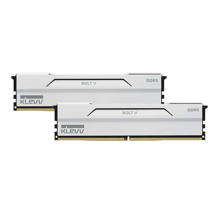 KLEVV BOLT V EXPO 32GB (2x16GB) 6000MHz C28 DDR5 Dual Channel Kit - White