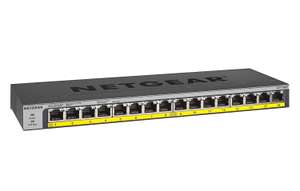 NETGEAR PoE Switch 16 Port Gigabit Ethernet Unmanaged Network Switch (GS116PP) with 16 x PoE+ @ 183 W sold and FB Scan