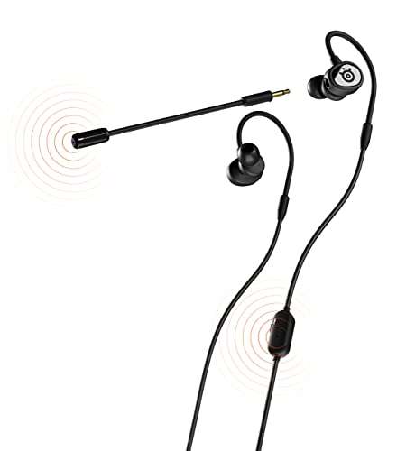 SteelSeries Tusq - In-Ear Mobile Gaming Headset – Dual Microphone With Detachable Boom Mic £24.99 @ Amazon