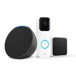 Blink Video Doorbell + Sync Module 2 + Echo Pop - Smart Home Starter Kit £54.99 @ Amazon