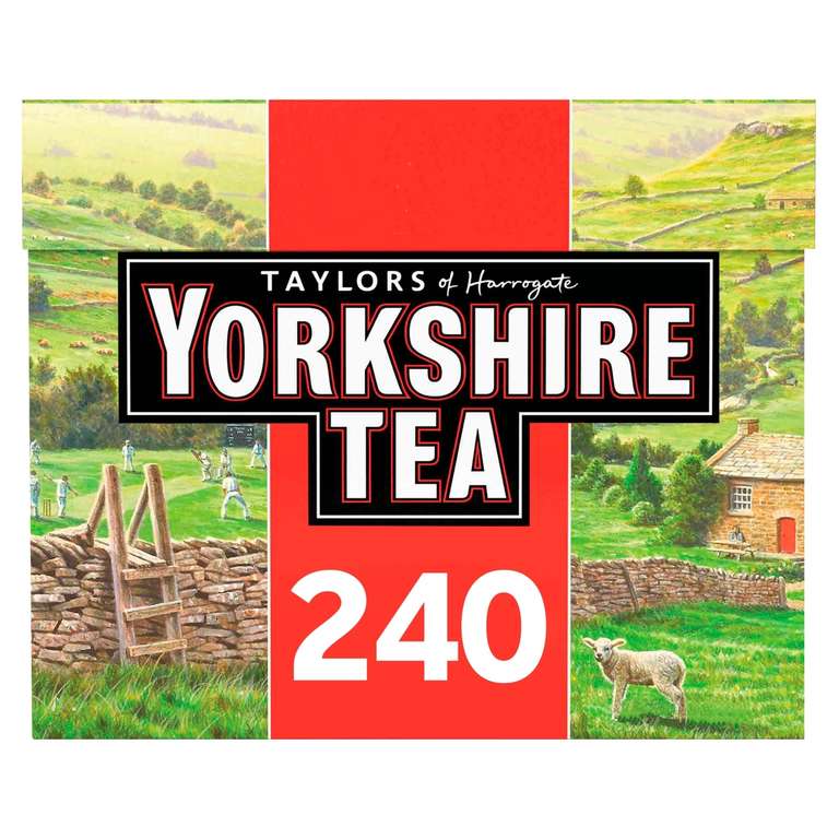 Taylors of Harrogate Yorkshire Tea 240 Tea Bags - £4.49 (With More Card) @ Morrisons