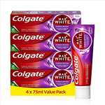 Colgate Max White Purple Reveal Teeth Whitening Toothpaste 4x75ml - £10 / £9 on Subscribe and Save / £8 using voucher @ Amazon