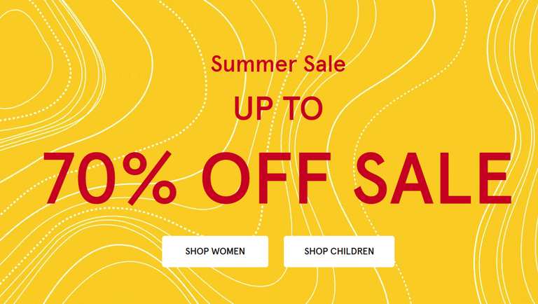Further Reductions to the Sale Now up to 70% off Womens and Childrens Clothing