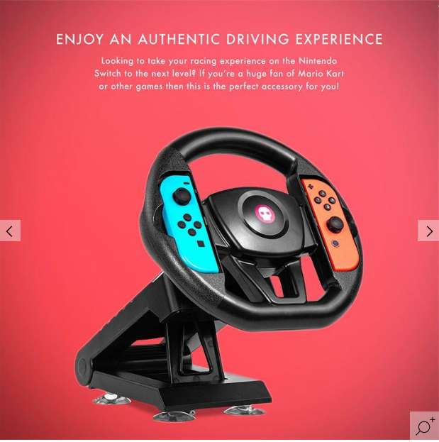 Numskull Switch Joy Con Wheel Table Attachment £12.99 + £4.99 delivery @ House of Fraser