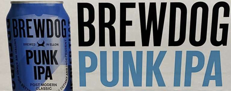 Brewdog Punk IPA - £15 for 18 cans instore @ Sainsbury's (Portsmouth)