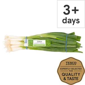 Tesco Bunched Spring Onions 100G - Clubcard Price