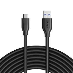 Anker USB C Cable, Powerline USB 3.0 to USB C Charger Cable (10ft) - £7.99 sold by Anker Direct/ Amazon