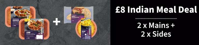 Asda curry deal - 2 mains and 2 sides