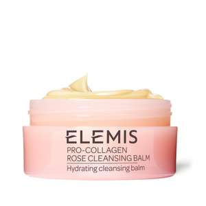 ELEMIS Rose Pro-Collagen Cleansing Balm- 3in1 Melting Facial Cleanser for Deep Cleansing Wash, Infused with 9 Nourishing Essential Oils