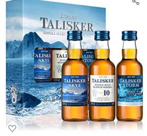 Talisker Single Malt Scotch Whisky Gift Pack, 3 x 5cl £8.40 @ Amazon