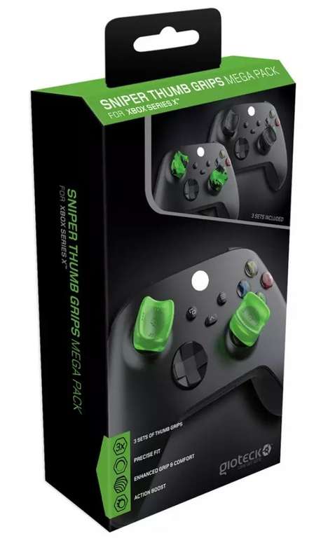 Gioteck Xbox Series X Sniper Thumb Grip Mega Pack - £1.99 with Free Collection @ Argos