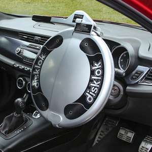 DISKLOK Steering Lock (Silver) Medium - Free C&C