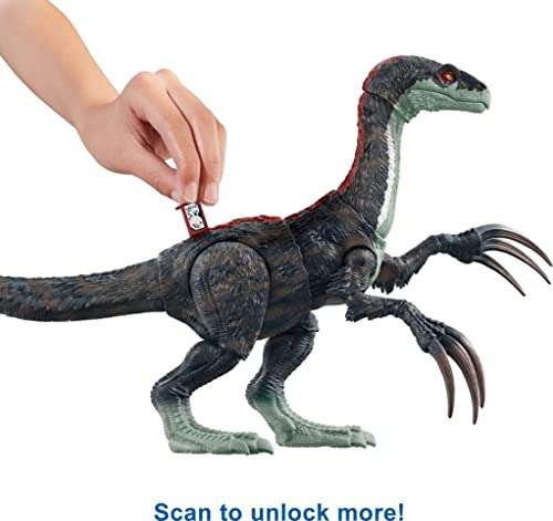 Jurassic World Dominion Dinosaur Toy, Sound Slashin Therizinosaurus Action Figure - £9.99 @ Amazon