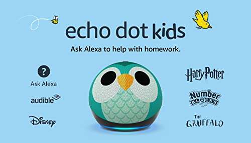 Echo Dot (5th generation, 2022 release) Kids | Designed for kids, with parental controls - £26.99 Prime Exclusive @ Amazon