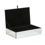 Silver Jewellery Box now £4 with Free Click and collect From Dunelm