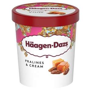Haagen Dazs Praline & Cream icecream 460ml tub for £2 at Poundland Wandsworth Southside