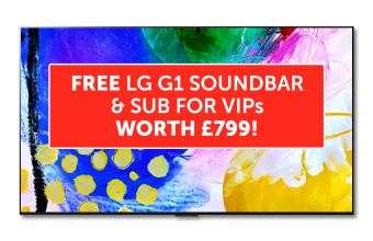 LG OLED55G26LA 55" 4K OLED Smart TV £1499 or LG OLED65G26LA 65" £2099 Both With Free LG G1 Soundbar Delivered @ Richer Sounds VIP Members