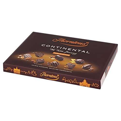 Thorntons Continental Dark Selection, Chocolate Hamper Assorted Dark Chocolates, Pack of 1 x 264g - £4.75 @ Amazon