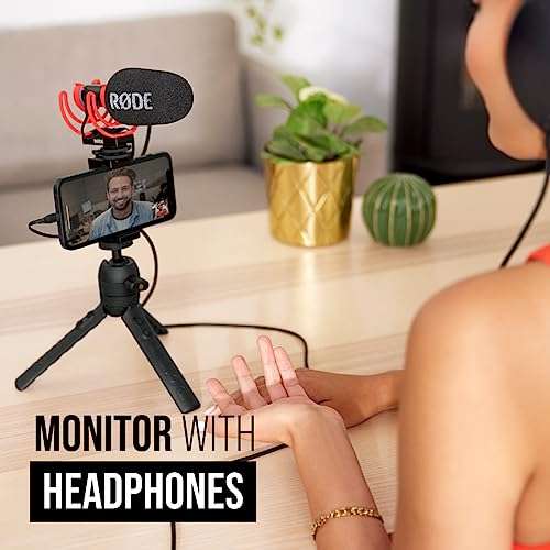 RØDE VideoMic GO II Ultra-compact and Lightweight Shotgun Microphone with USB Audio for Filmmaking, Content Creation & More