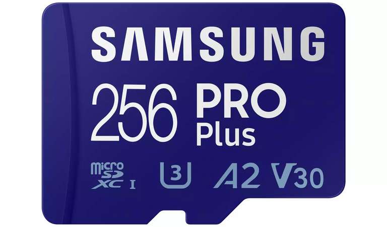 Samsung Pro Plus 160MBs 256GB microSDXC Memory Card - £24.99 + free collection @ Argos