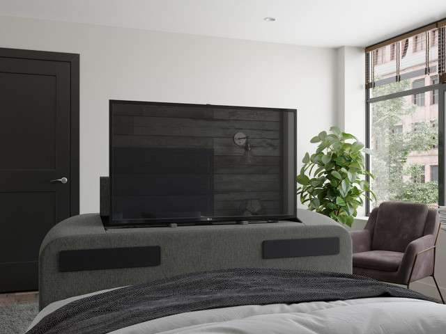 Legend Upholstered Smart 4K TV Bed Frame from £1,229.99 delivered @ Bensons for Beds