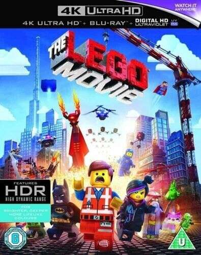 Lego Movie 4K Blu-ray £4.99 at Global Deals Ebay