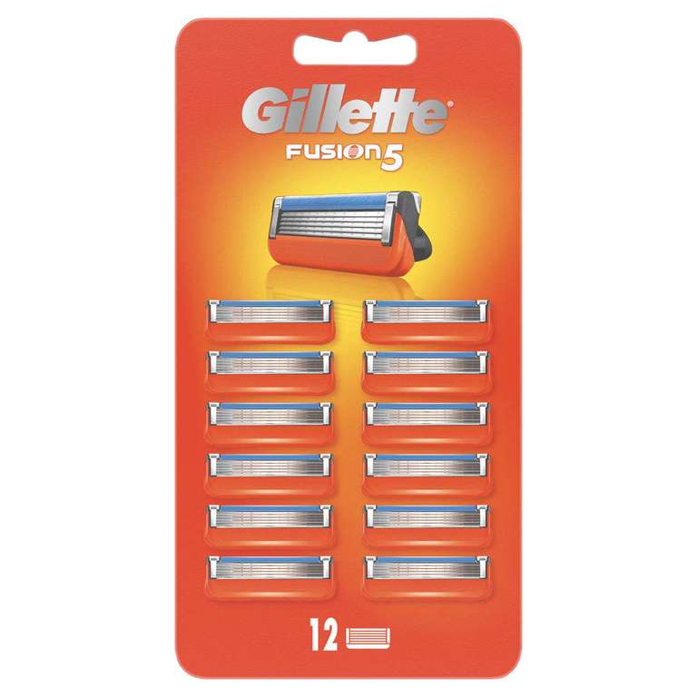 Gillette Fusion5 Men’s Razor Blade Refills, 12 Count £13.50 @ Boots the parade Leamington Spa