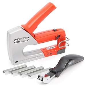 Tacwise 0889 Z1-53 Heavy Duty Metal Staple Gun with 200 Staples and Staple Remover,