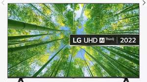 LG 65UQ80006LB (2022) LED HDR 4K Ultra HD Smart TV, 65 inch with Freeview HD/Freesat HD, £458.10 delivered with code @ John Lewis