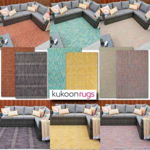 Terreazza Mottled Outdoor Rugs from £9.71 + Free Delivery at Kukoon Rugs