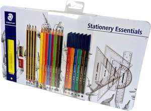 Staedtler Stationery Essentials Tin £4.50 at Tesco (Reading)