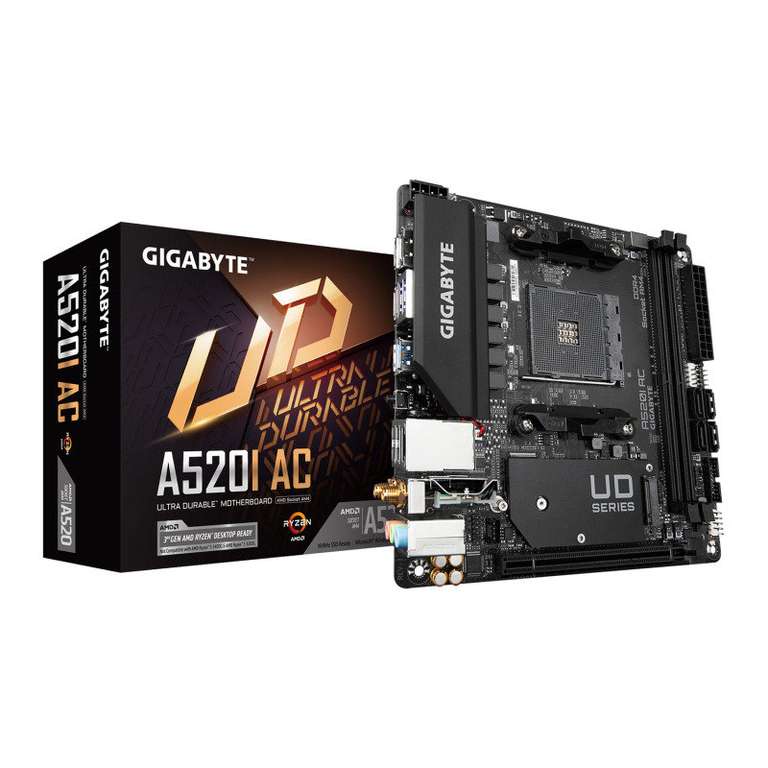 Gigabyte AMD Ryzen gigabyte A520i AM4 Mini-ITX Motherboard