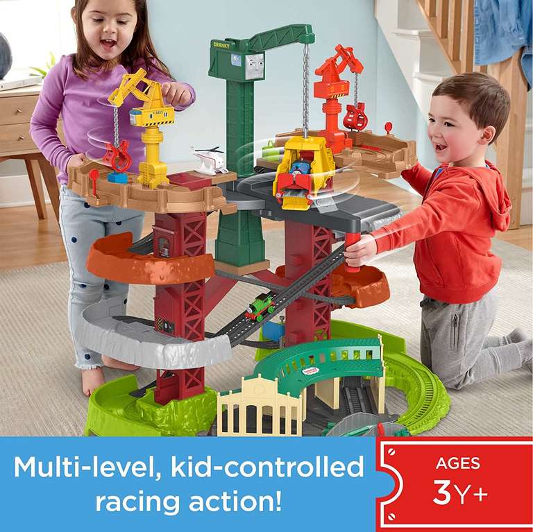 Thomas & Friends Trains & Cranes Super Tower Track Set is £60 Delivered @ Amazon